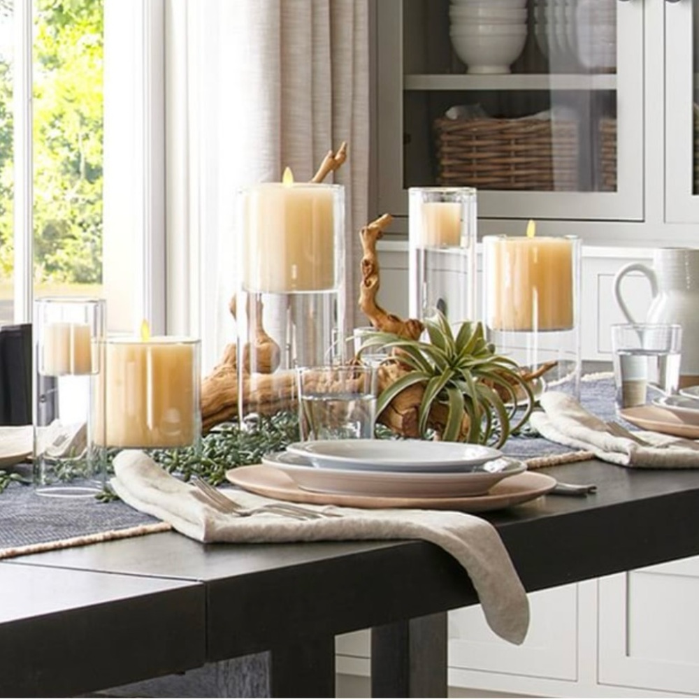 Cylinder Floating Candle Holders set